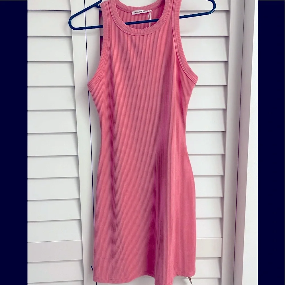 NWOT Reformation Denali Dress in Ladies Room(other pic is to show shape/style… - Picture 3 of 7